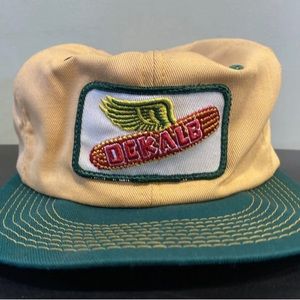Vintage Trucker SnapBack Patch Hat Cap Dekalb Seed Made in USA